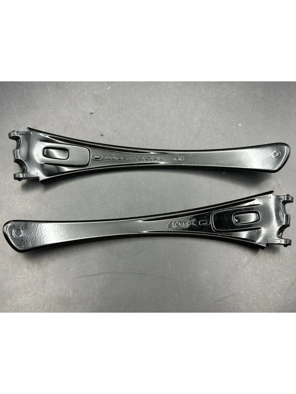 Oakley Antix Polished Black Koi Print OEM Replacement Arms